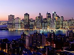 Twilight Sky, New York City, New York